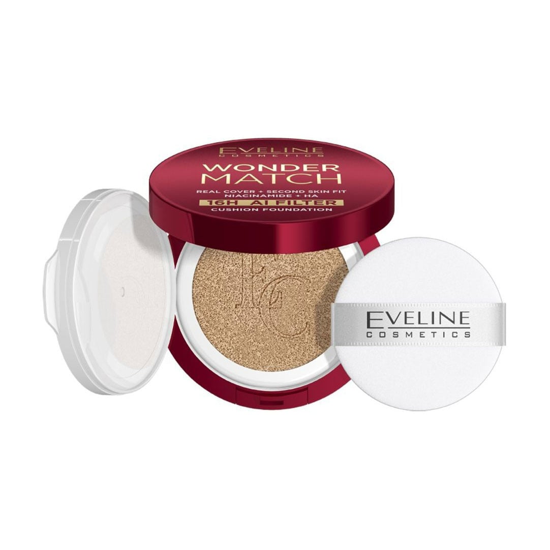 Тональна основа-кушон для обличчя Eveline Cosmetics Wonder Match 02W Vanilla, 15 г